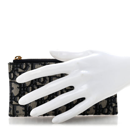 Oblique Dior Pouch Navy Blue