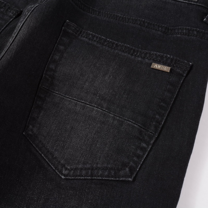 Jeans in denim con applicazioni Amr