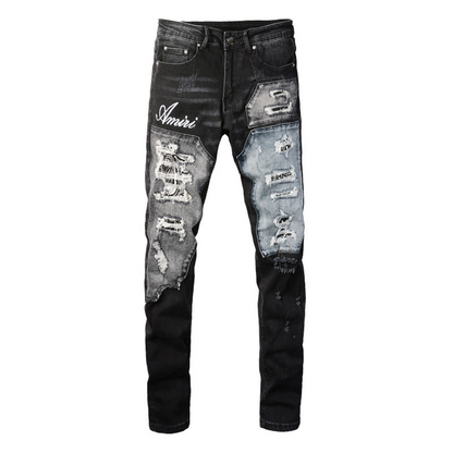 Jeans con logo Amr Bandana