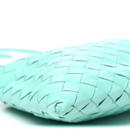Calfskin Intrecciato Mini Hop Green Oasis