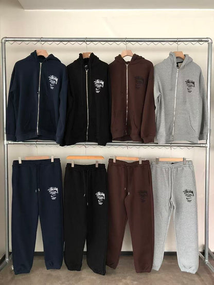 TOP￥~129 PANTS￥~115 N🔥K🔥& ST🔥S🔥Y HOODIE TROUSERS FLEECE
