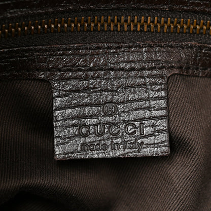 Monogram Horsebit Chain Flap Shoulder Bag Brown