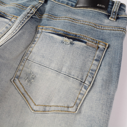 Jeans con logo nero Amr