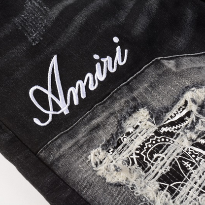 Jeans con logo Amr Bandana