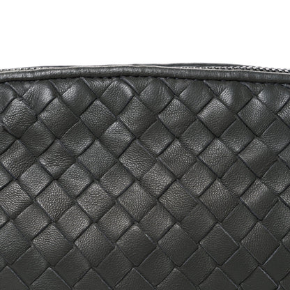 Nappa Intrecciato Nodini Crossbody Messenger New Light Grey