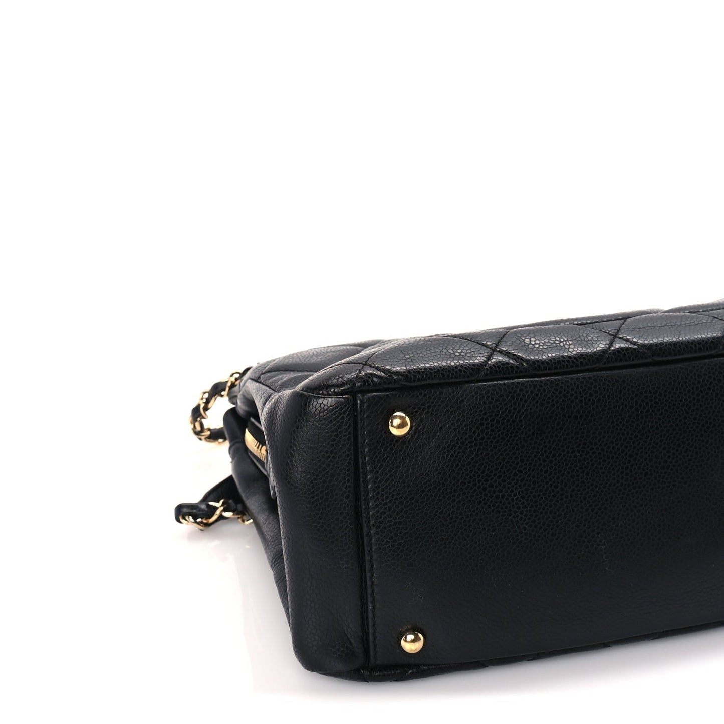 Caviar Quilted Timeless CC Soft Tote Black