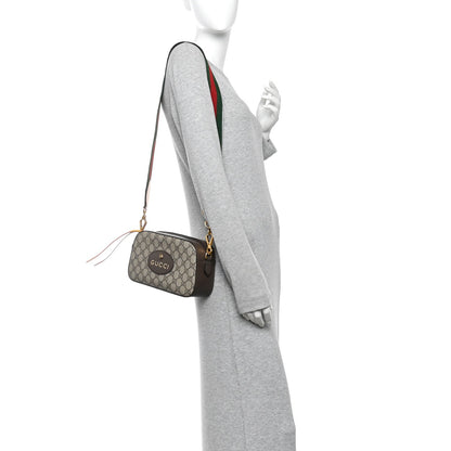 GG Supreme Monogram Web Neo Vintage Shoulder Bag Beige New Acero Crop
