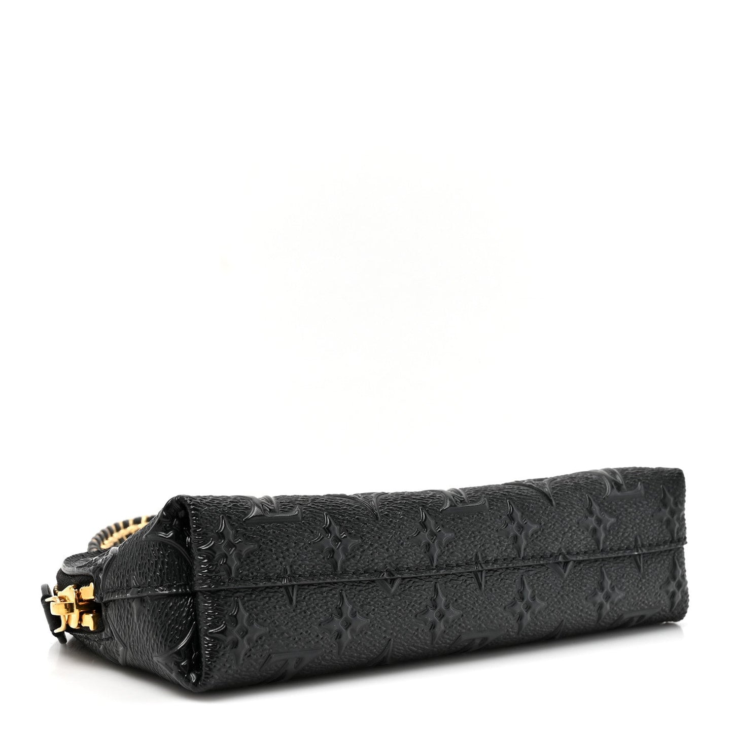 Embossed Monogram Midnight LV Moon Pochette Black