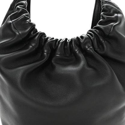 Buttery Nappa Lambskin Mini Squeeze Bag Black