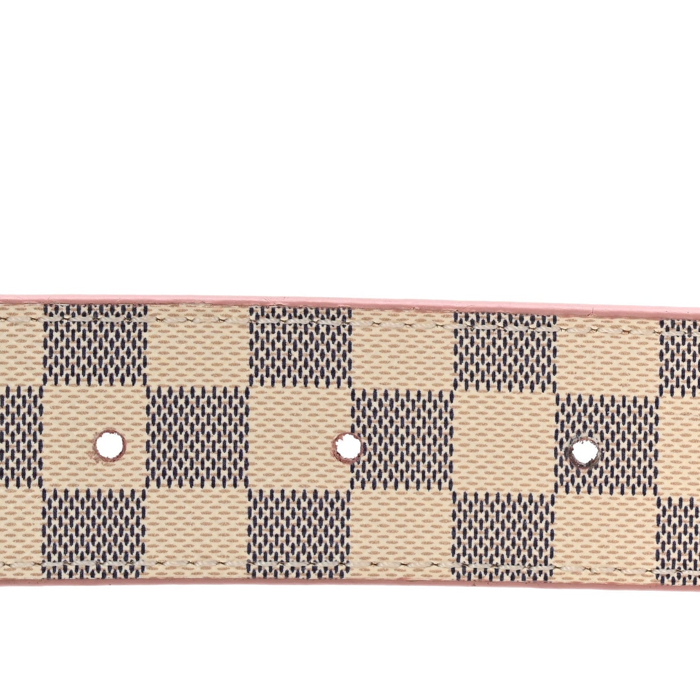 Damier Azur 30mm LV Initiales Reversible Belt 85 34 Pink