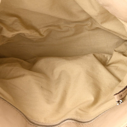 Grained Calfskin Paddington Shopping Tote Beige