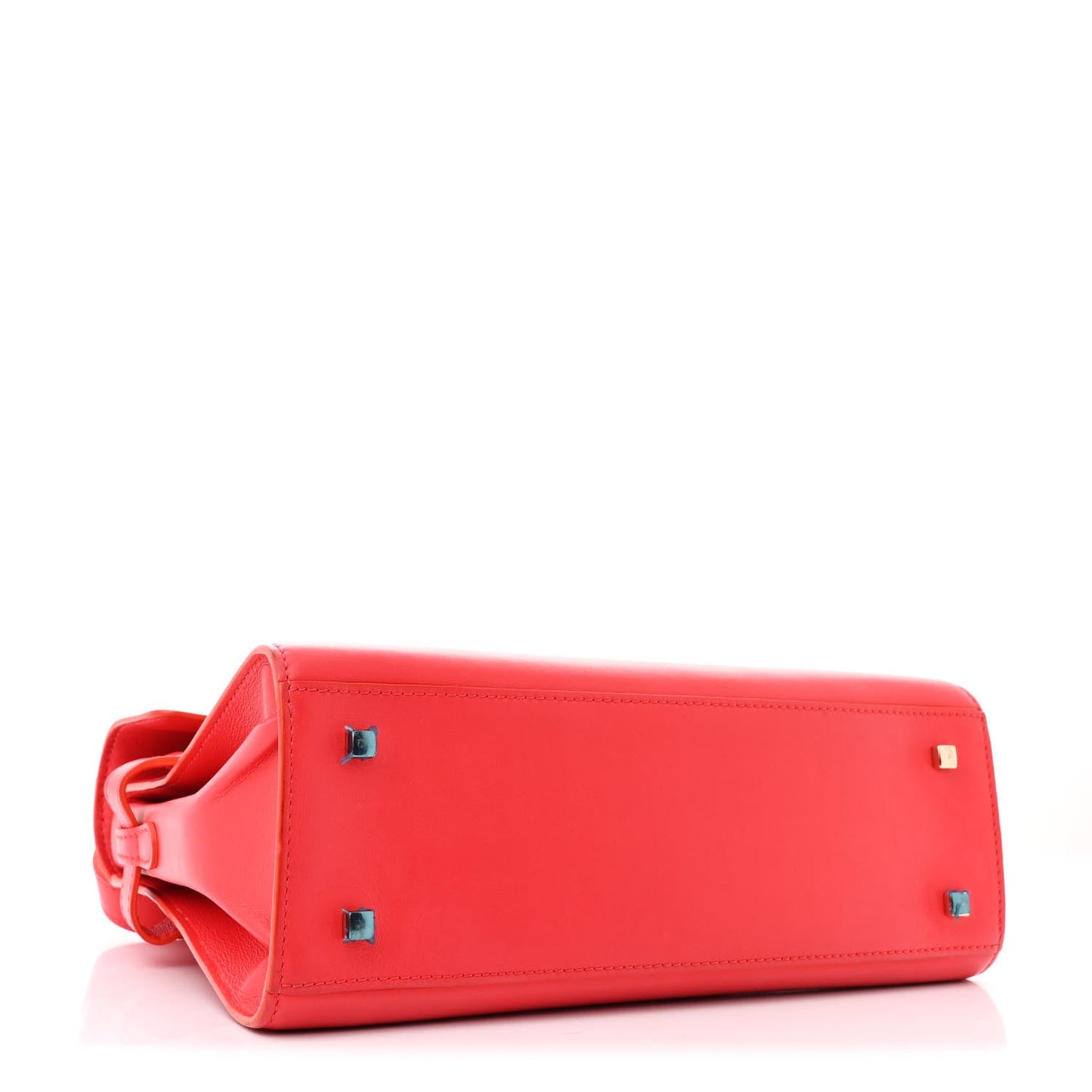 Calfskin MM Tempete Satchel Coral