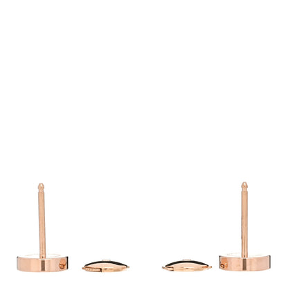 18K Pink Gold LOVE Earrings