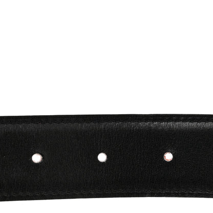 Box Courchevel 32mm H Belt 70 28 Black Rouge Garance