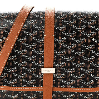 Goyardine Belvedere II MM Messenger Bag Black Gold