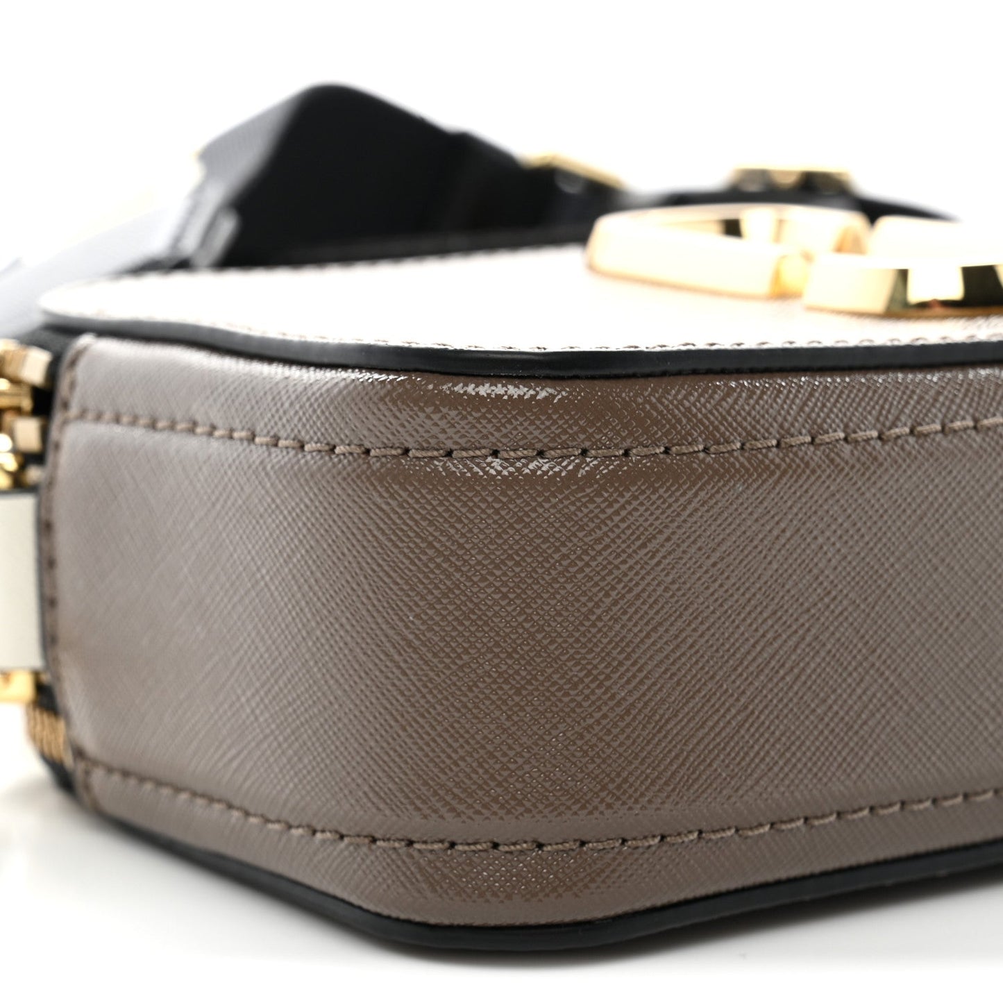 Saffiano Small Snapshot Camera Bag French Grey
