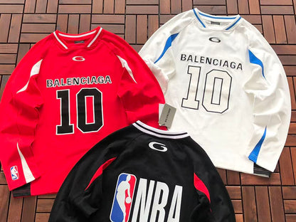 B🔥L🔥🔥🔥IA🔥A & NBA LONG-SLEEVE