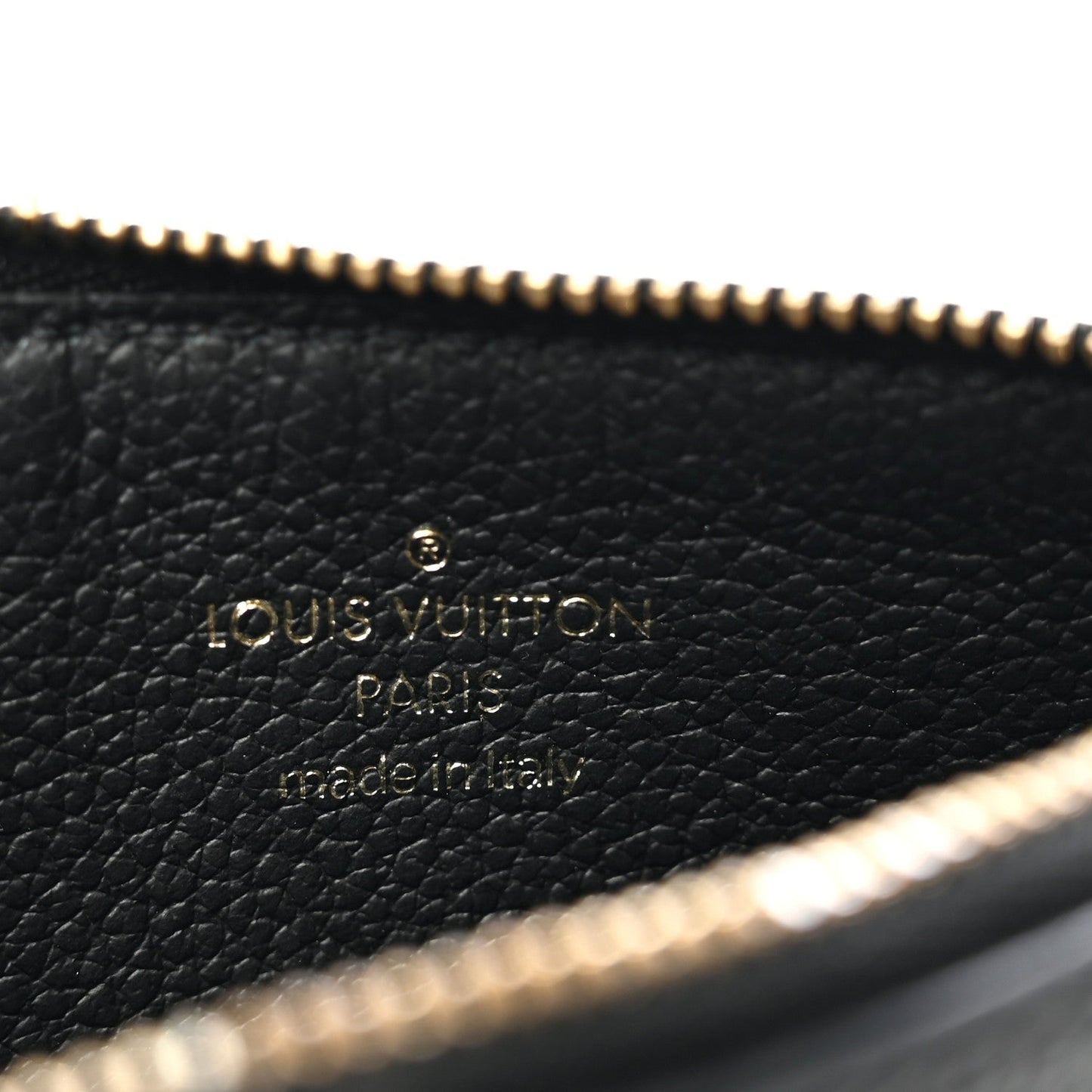 Empreinte Zipper Card Holder Black