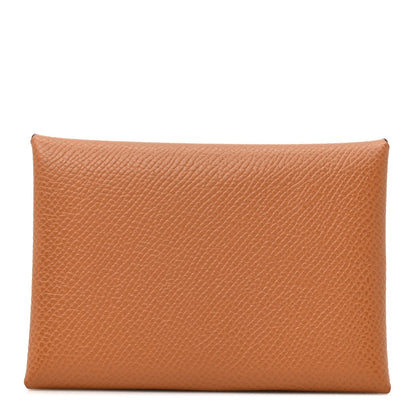 Epsom Calvi Duo Card Case Gold