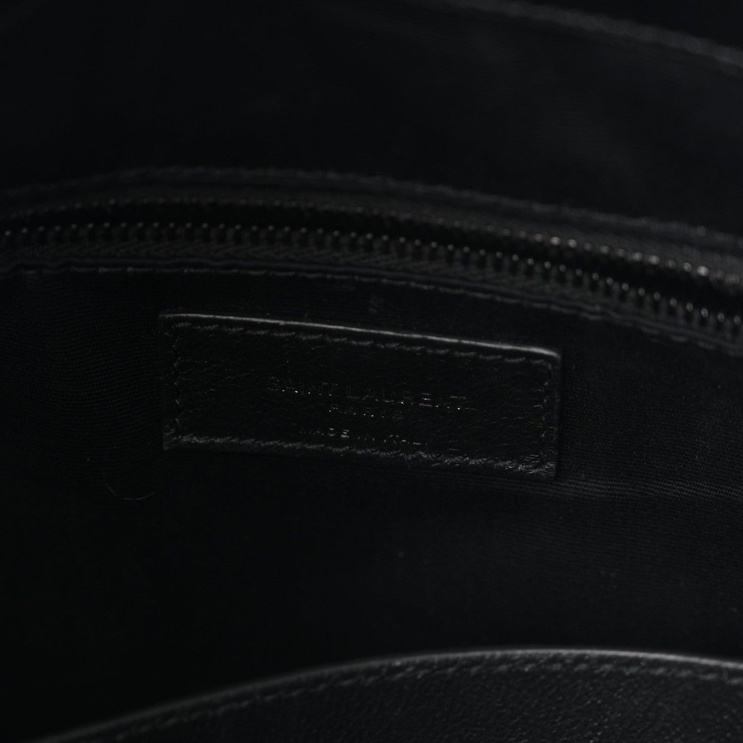 Crinkled Calfskin Matelasse Monogram Medium Niki Shopper Tote Black