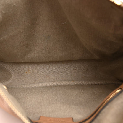 Calfskin Braided Medium Marcie Double Carry Light Tan