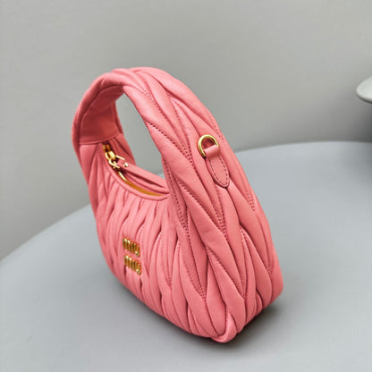 MINI HOBO 20 BAG IN HOT PINK LAMBSKIN