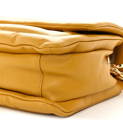 Lambskin The Pillow Bag Golden Spice