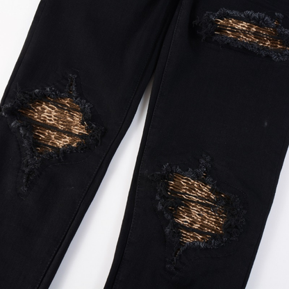 Jeans mimetici neri Amr