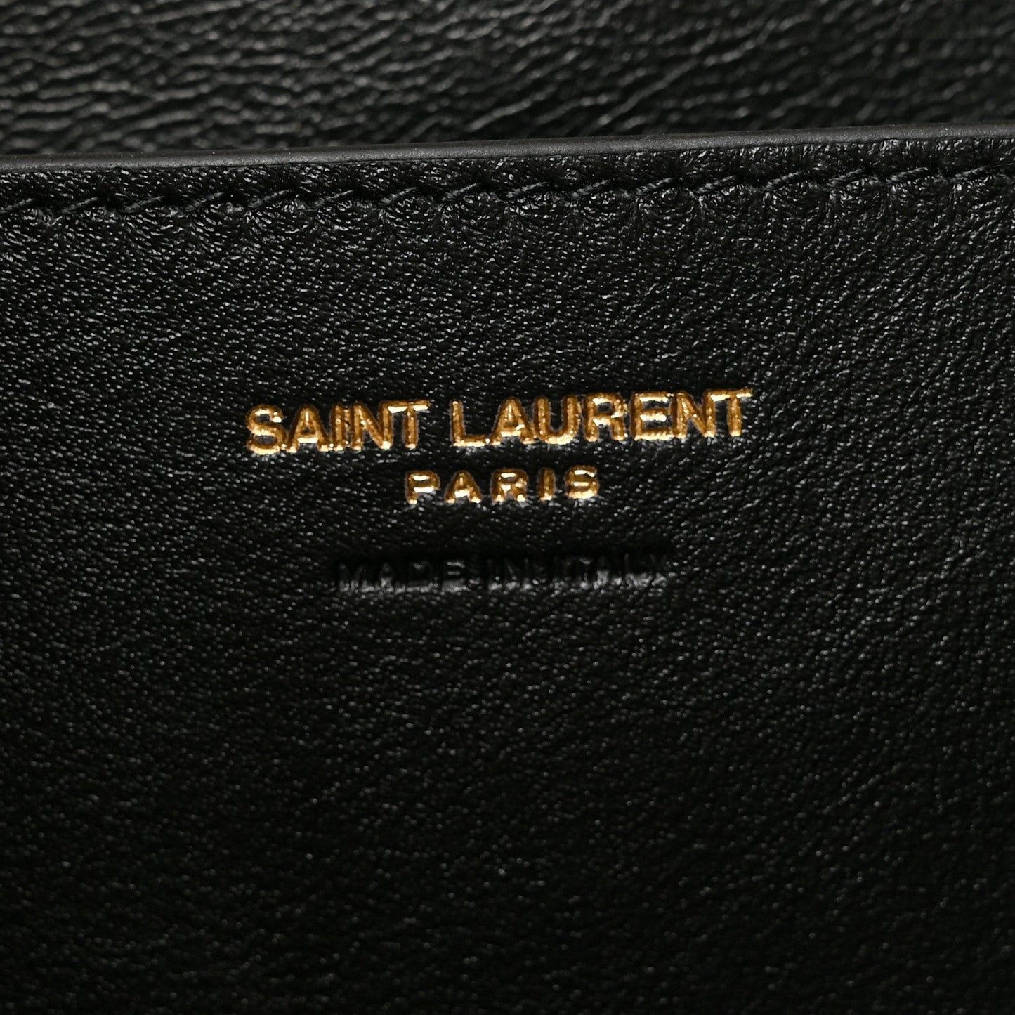 Suede Large Cassandre Envelope Pouch Golden Leaf