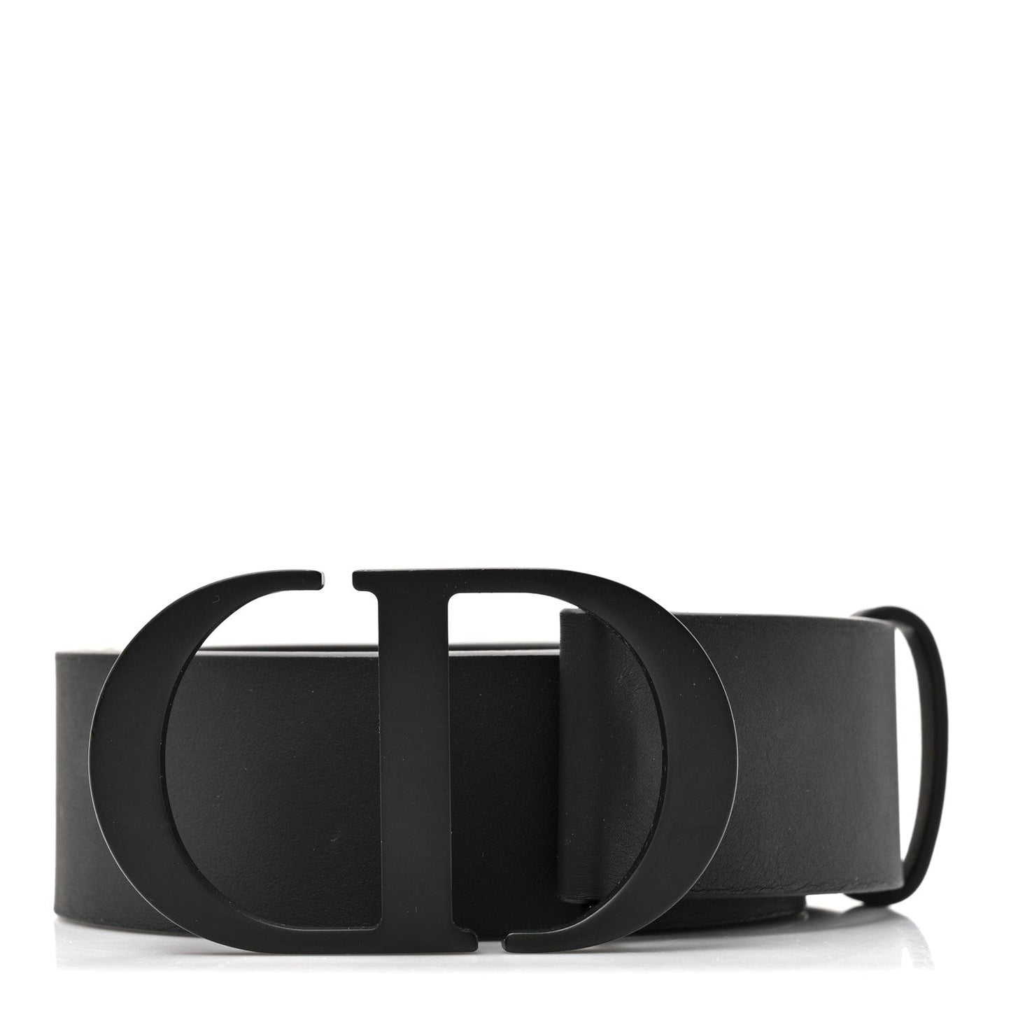 Ultra Matte Calfskin 35mm Montaigne Belt 85 34 Blue Black