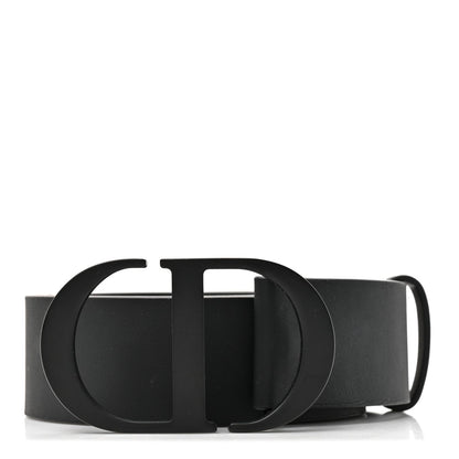 Ultra Matte Calfskin 35mm Montaigne Belt 85 34 Blue Black