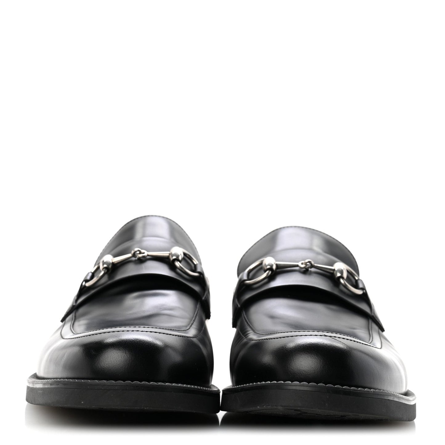 Davis Bull Mens Horsebit Loafers 10 Black