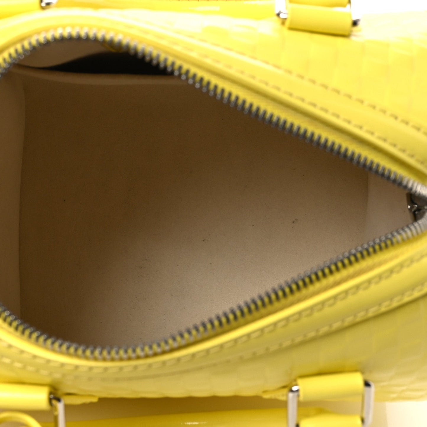 Damier Facette Speedy Cube PM Yellow