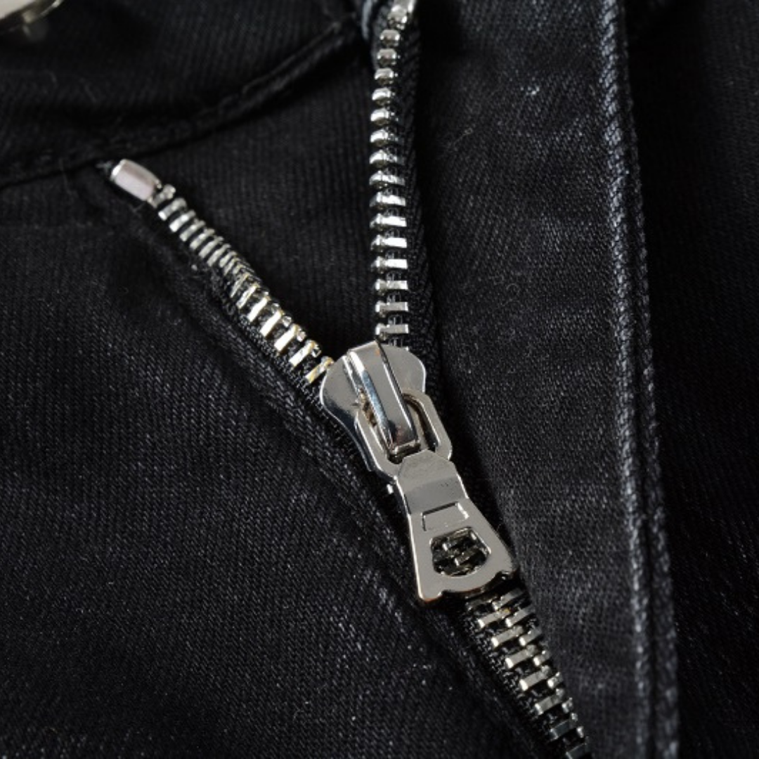 Amr Black Bandana Camo Jeans