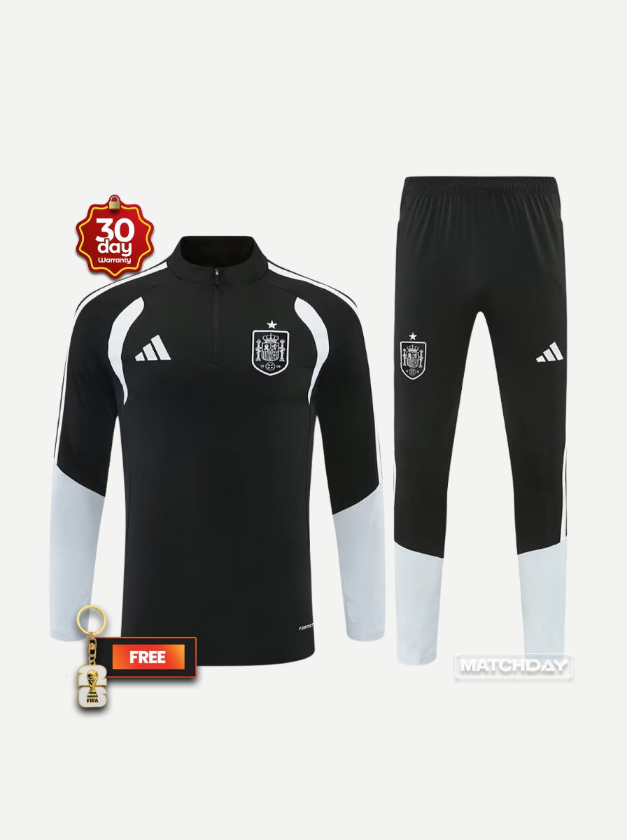 Tracksuit Half Zip Black 26/27