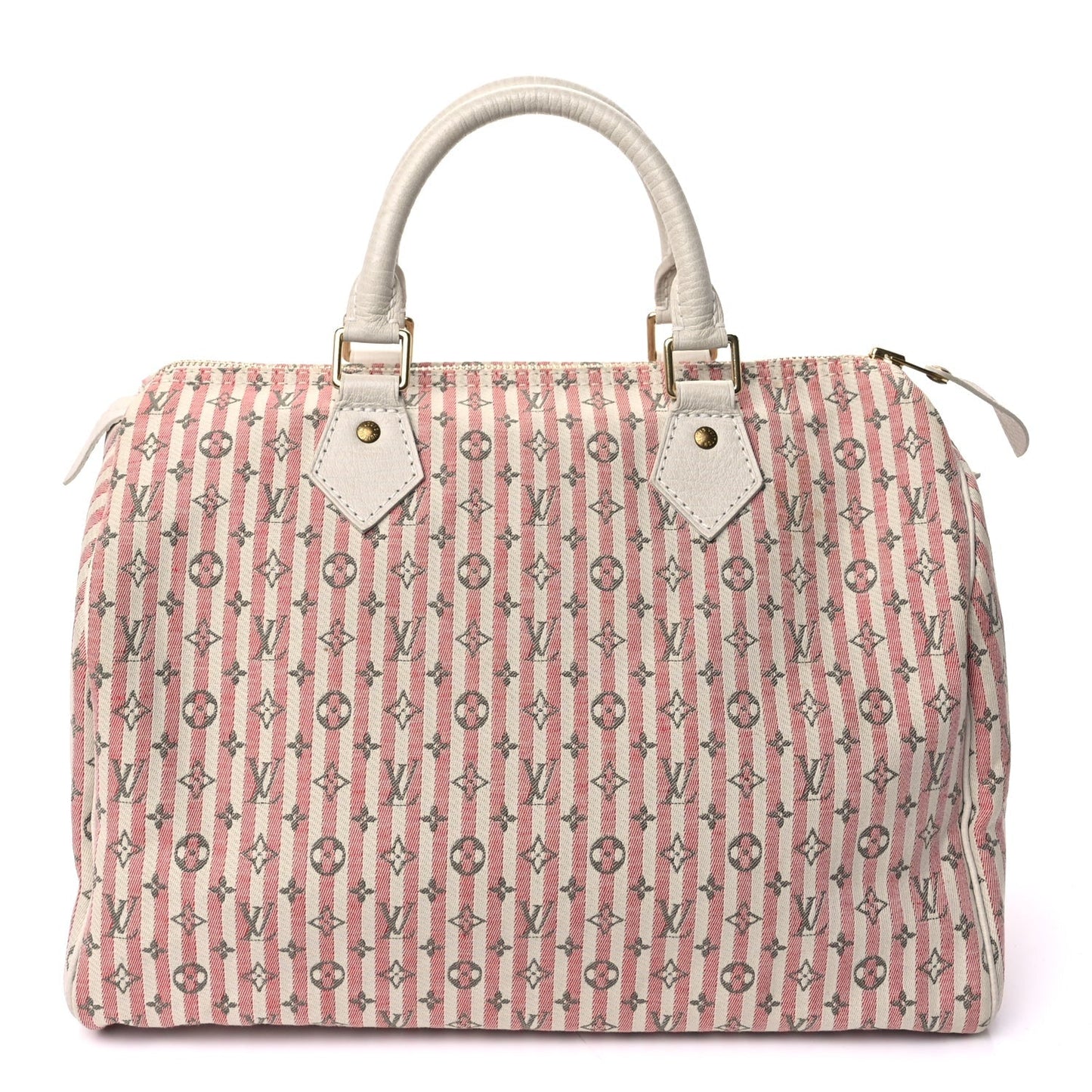 Mini Lin Croisette Speedy 30 Rouge