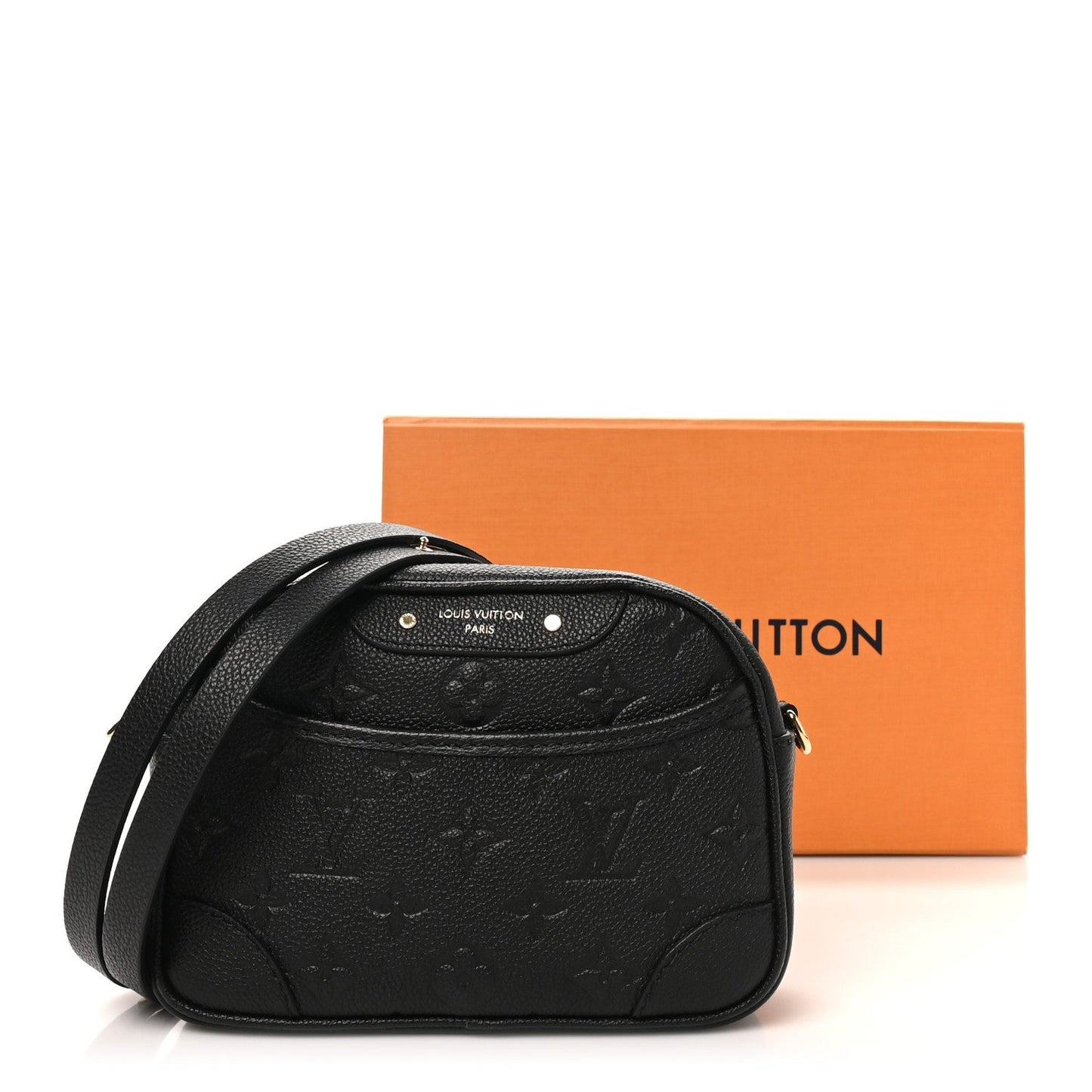 Empreinte Monogram Tiny Camera Bag Black