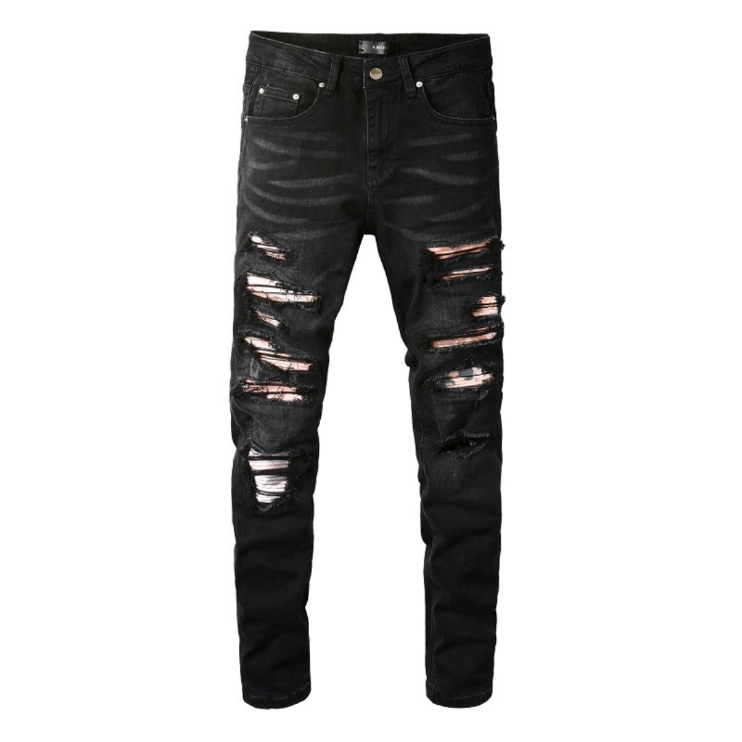 Amr Black Camo Jeans