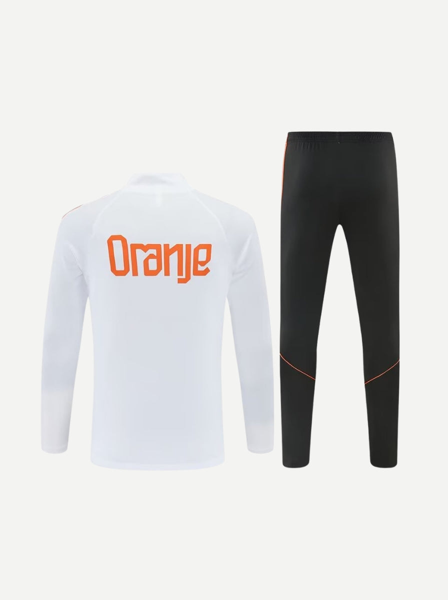 Tracksuit Half Zip White 26/27