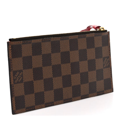 Damier Ebene Felicie Chain Wallet Zippered Insert