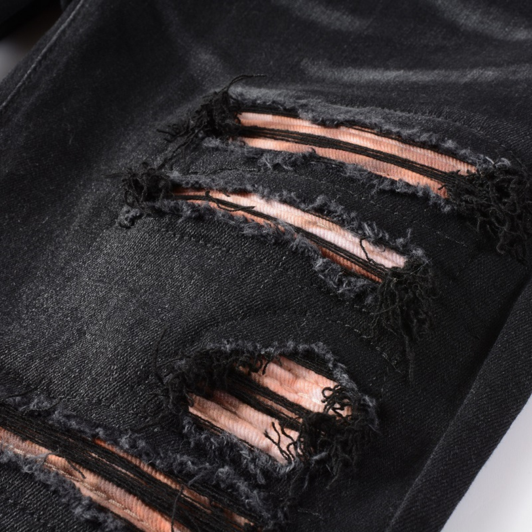 Amr Black Camo Jeans