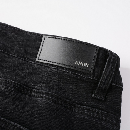 Jeans mimetici neri Amr