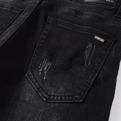Jeans mimetici neri Amr