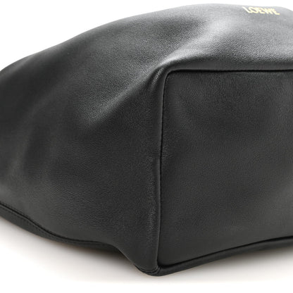 Buttery Nappa Lambskin Mini Squeeze Bag Black
