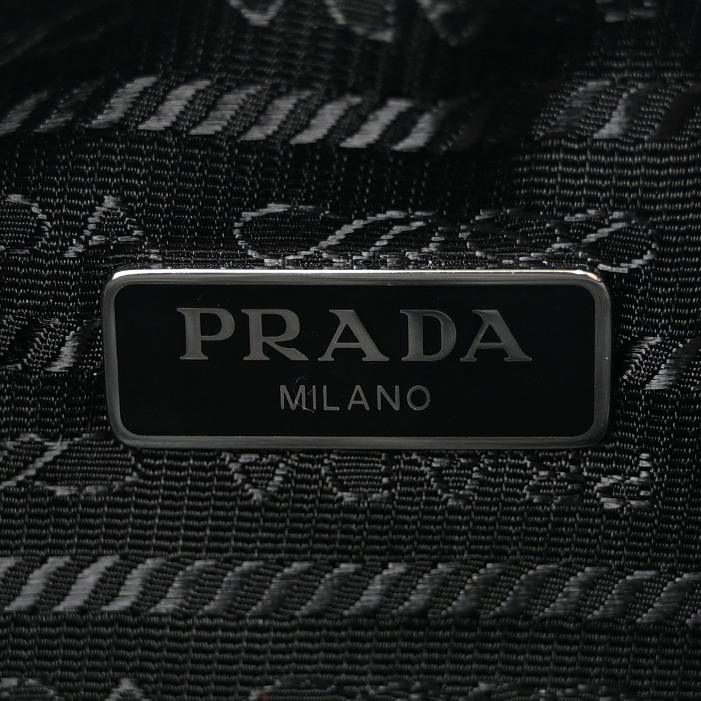 Tessuto Nylon Mini Re-Edition 2000 Bag Black
