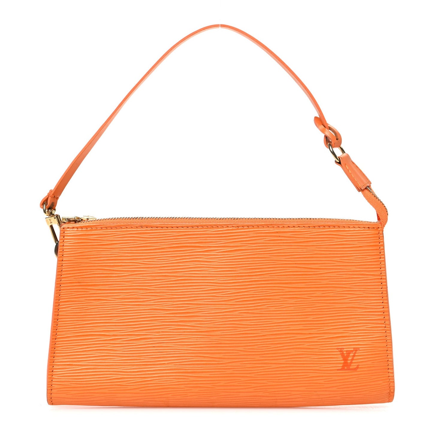 Epi Pochette Accessories 24 Mandarin