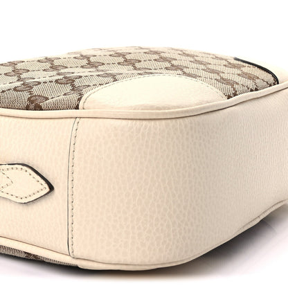 Monogram Dollar Calfskin Mini Bree Messenger Bag  Beige Ebony Avoire