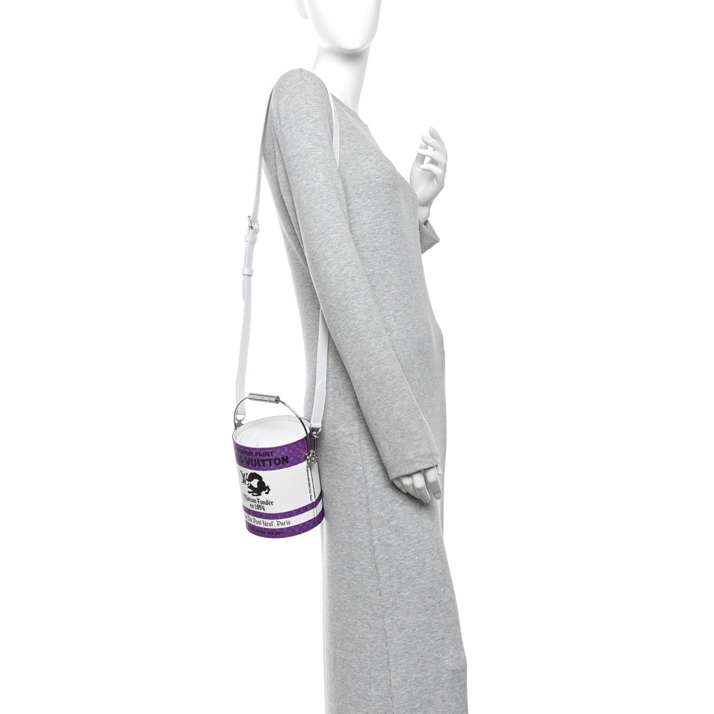 Monogram LV Paint Can Purple
