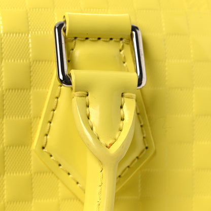 Damier Facette Speedy Cube PM Yellow