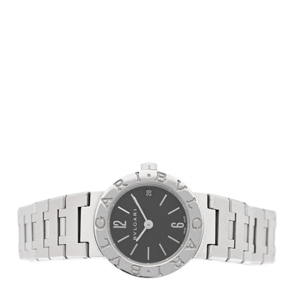Stainless Steel 23mm Quartz Watch Black